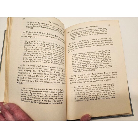 The Message of the Bible Charles M. Laymon 1960 First Edition The Graded Press - Picture 12 of 16